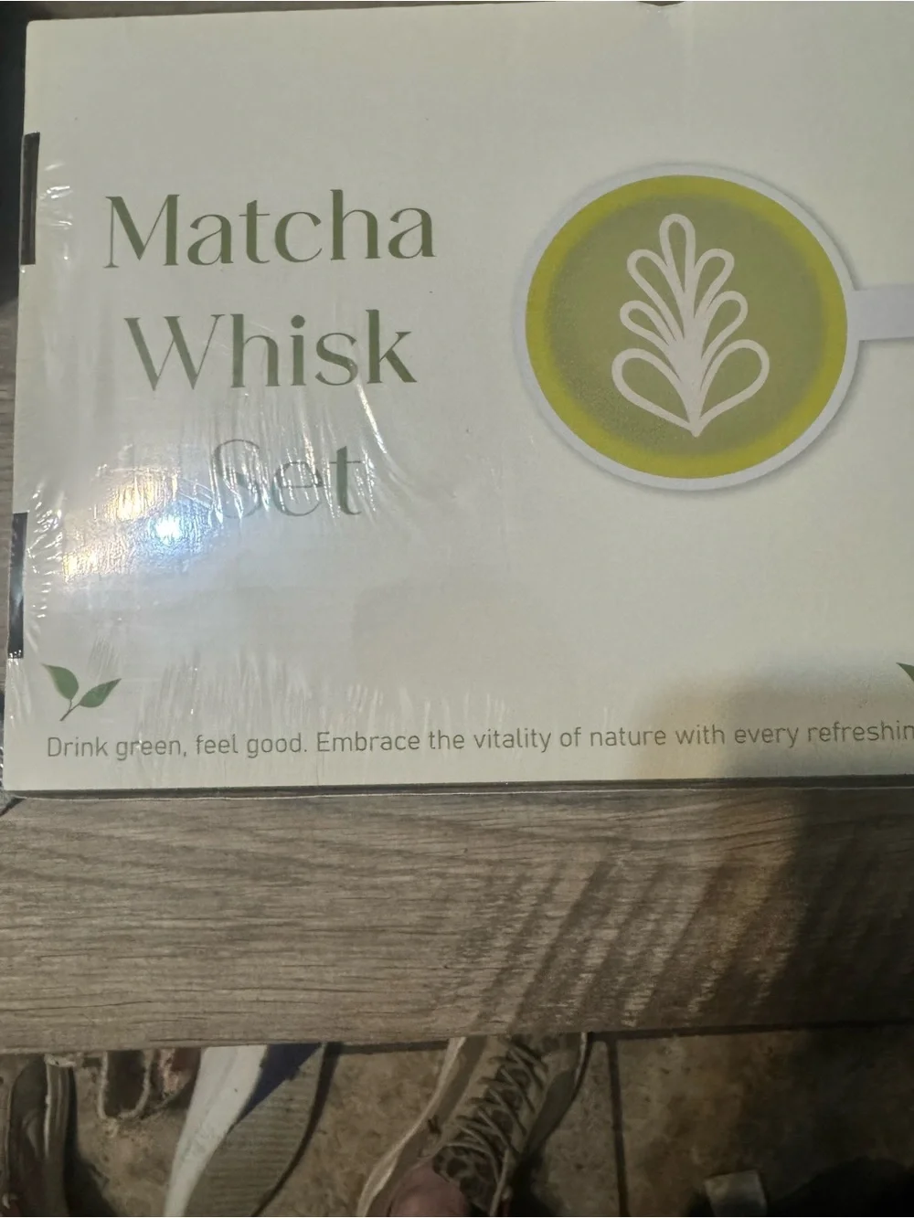 Matcha Whisk Set - Natural Bamboo (Green)